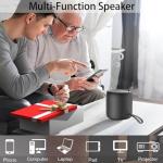 Portable Waterproof Bluetooth Speaker with Surround Sound