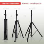 Pyle Adjustable Floor Speaker Stand - Heavy Duty