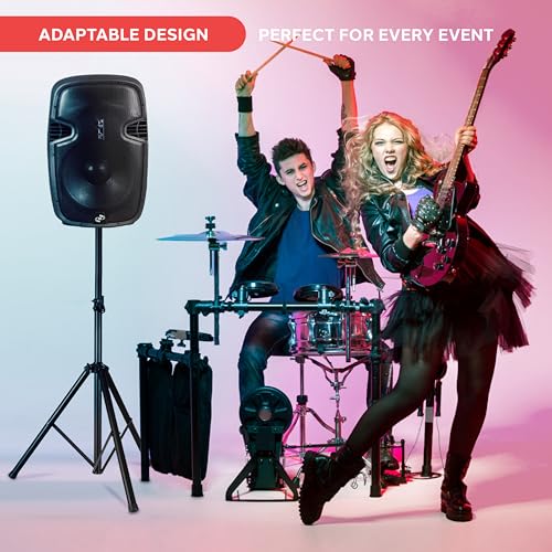 Pyle Adjustable Floor Speaker Stand - Heavy Duty