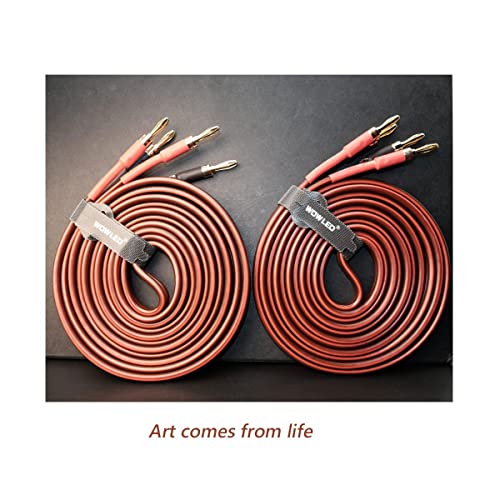 High-End 14 AWG Copper Speaker Wire Cable 2M