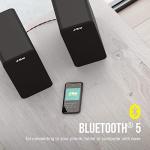 JAM Bluetooth Compact Bookshelf Speakers - Black