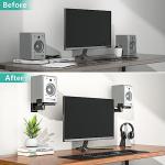 Adjustable Wall Mounts for Large Speakers - Black