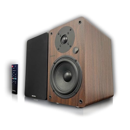Roxel Onyx Wireless Bookshelf Speakers with Dynamic Sound