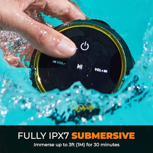 iFox Waterproof Bluetooth Shower Speaker with Mic