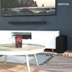 AZATOM Dolby Atmos 26" Soundbar with Wireless Subwoofer
