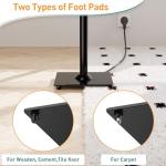 ELIVED Universal Surround Sound Speaker Stands - Black