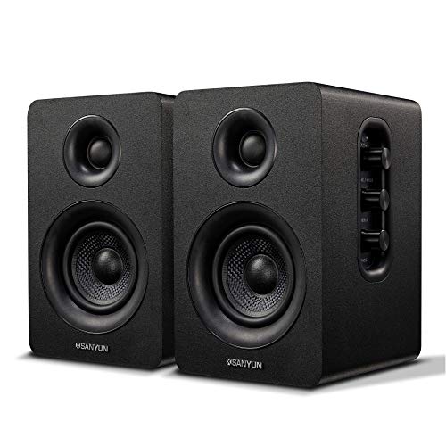 Sanyun SW208 Bluetooth 5.0 Bookshelf Speakers Pair