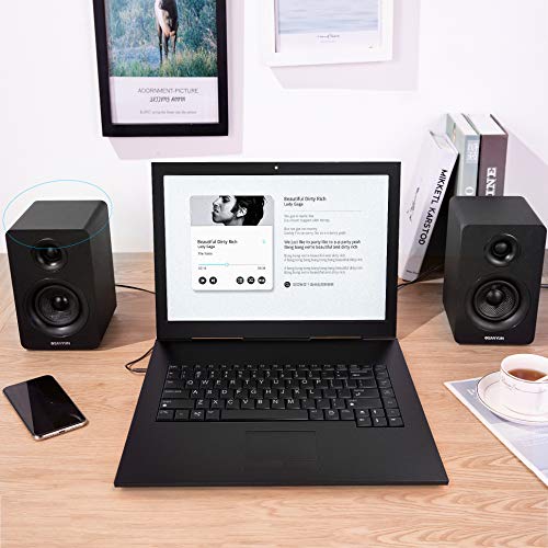 Sanyun SW208 Bluetooth 5.0 Bookshelf Speakers Pair