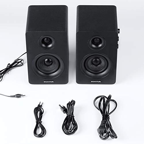 Sanyun SW208 Bluetooth 5.0 Bookshelf Speakers Pair