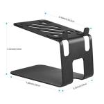 Vaydeer Black Metal Speaker Stands (2 Pieces)