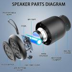 Grehge Portable Wireless Mini Bluetooth Speaker, HD Sound