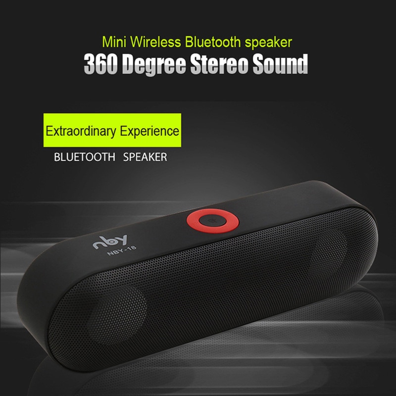 NBY 18 Mini Bluetooth Speaker with Stereo Sound