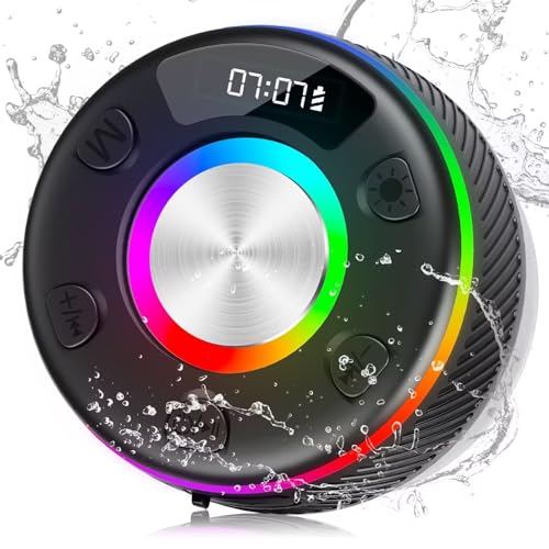 Waterproof Bluetooth Shower Speaker with HD Sound