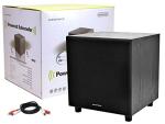 Monoprice 8 Inch 60-Watt Powered Subwoofer - Black