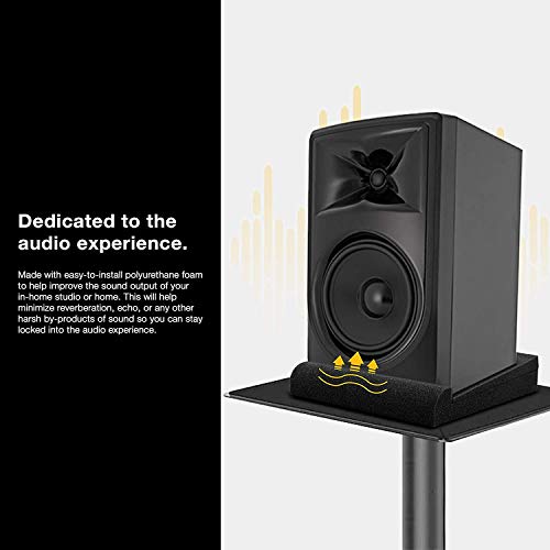 High Density Isolation Pads for 5 inch Studio Monitors