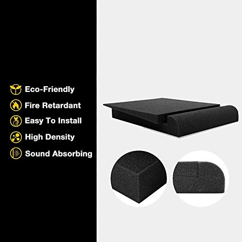 High Density Isolation Pads for 5 inch Studio Monitors