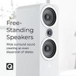 Q ACOUSTICS 3050i Graphite Grey Standing Speakers - Powerful Surround Sound