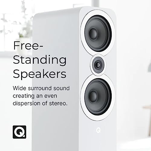 Q ACOUSTICS 3050i Graphite Grey Standing Speakers - Powerful Surround Sound