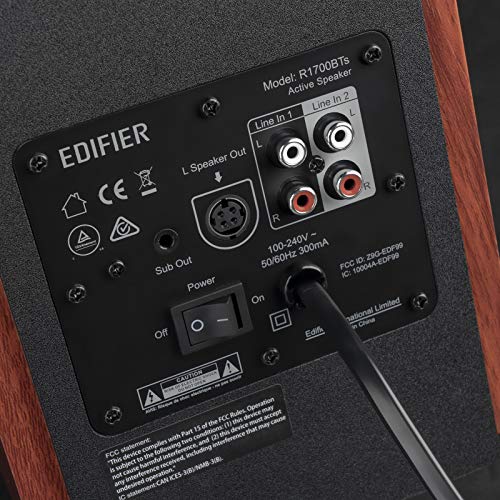 Edifier R1700BTs Bluetooth Bookshelf Speakers - 2.0 Wireless