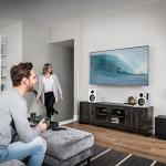 Sanyun SW206 80W Dual-Mode Bookshelf Speakers