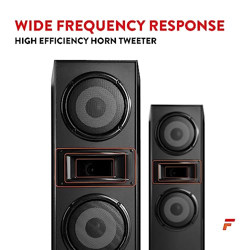 Fenton Tower Speakers with Hi-Fi Stereo Sound