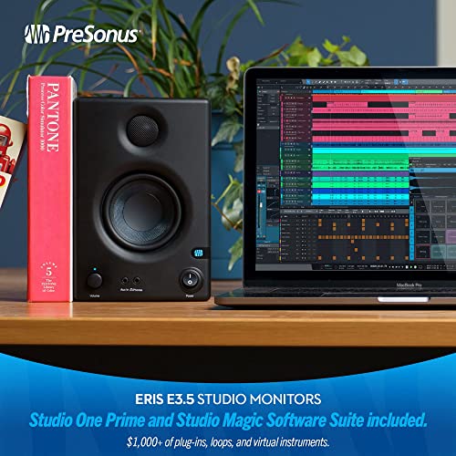PreSonus Eris E3.5 Multimedia Studio Monitors, Black
