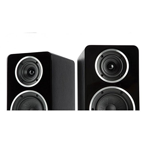 Wharfedale Diamond A1 Bookshelf Speakers with H1 Hub (Black)