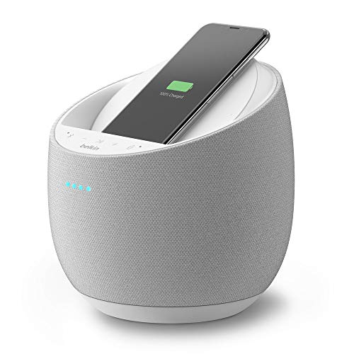 Belkin SoundForm Elite Hi-Fi Smart Speaker with Wireless Charger