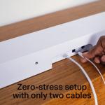 Compact Sonos Ray Soundbar - Blockbuster sound for movies, gaming