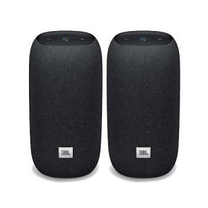 JBL Link Portable Smart Speaker Twin Pack - Black