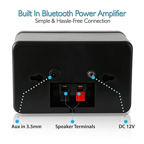 Waterproof Bluetooth Speaker - Pair of Wall/Ceiling Mount
