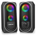 INSMART RGB Stereo Computer Speakers, USB Powered (5Wx2)
