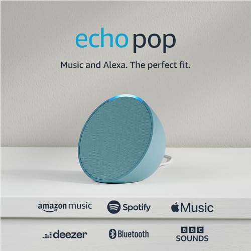 Compact Wi-Fi Bluetooth Speaker with Alexa | Midnight Teal