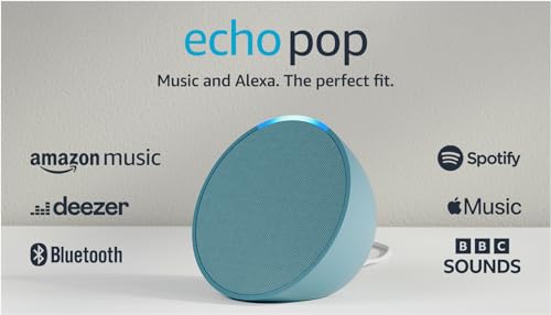 Compact Wi-Fi Bluetooth Speaker with Alexa | Midnight Teal