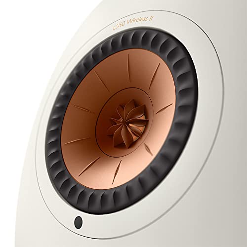 KEF LS50 Wireless II: Active Stereo Speaker in Mineral White