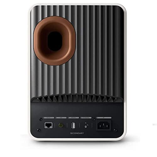 KEF LS50 Wireless II: Active Stereo Speaker in Mineral White