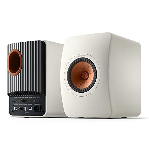 KEF LS50 Wireless II: Active Stereo Speaker in Mineral White