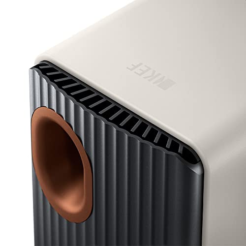 KEF LS50 Wireless II: Active Stereo Speaker in Mineral White