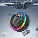 POMUIC Portable Bluetooth Shower Speaker, IPX7 Waterproof