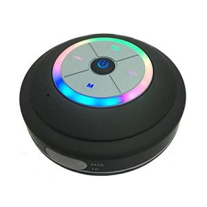 ISMMIK Wireless Bluetooth Speaker, Waterproof, Suction Cup, Black