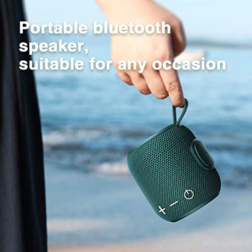 Portable Bluetooth Speaker with Rich Stereo Bass - Green