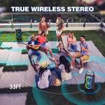 Powerful 80W Bluetooth Speaker - LED Lights, 24H Playtime