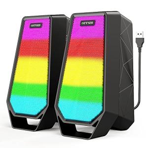 Bluetooth Gaming Speaker with RGB Lighting for PC