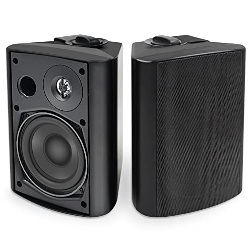 Herdio Outdoor Bluetooth Speakers - 5.25" 200W, Wall Mount