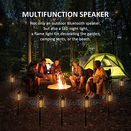 SZGMJIA Flame Torch Atmosphere Portable Bluetooth Speaker