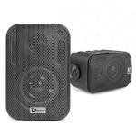 Weatherproof Wall Speakers - Black, Outdoor, 3 Inch
