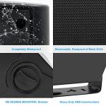 Herdio Outdoor Bluetooth Speakers - 5.25" 200W, Wall Mount