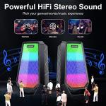 Bluetooth Gaming Speaker with RGB Lighting for PC