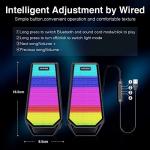 Bluetooth Gaming Speaker with RGB Lighting for PC