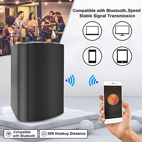 Herdio Waterproof Bluetooth Speakers for Home Garden Patio